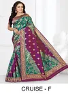 Ronisha Cruise Latest Fancy Designer Casual Wear Silk Saree Collection